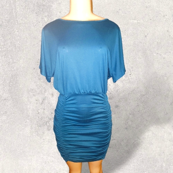 Scrunched Stretch Dress - Picture 1 of 6